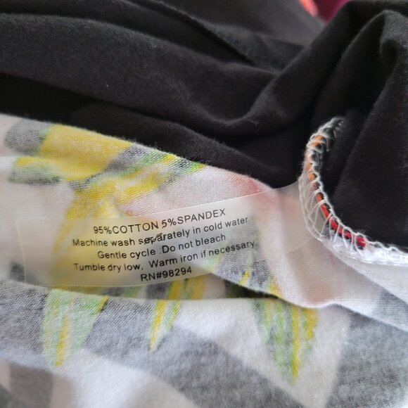 Onque Casual Blouse Large Retro 90s Colorful Floral layered grannycore art BOHO - Picture 8 of 9